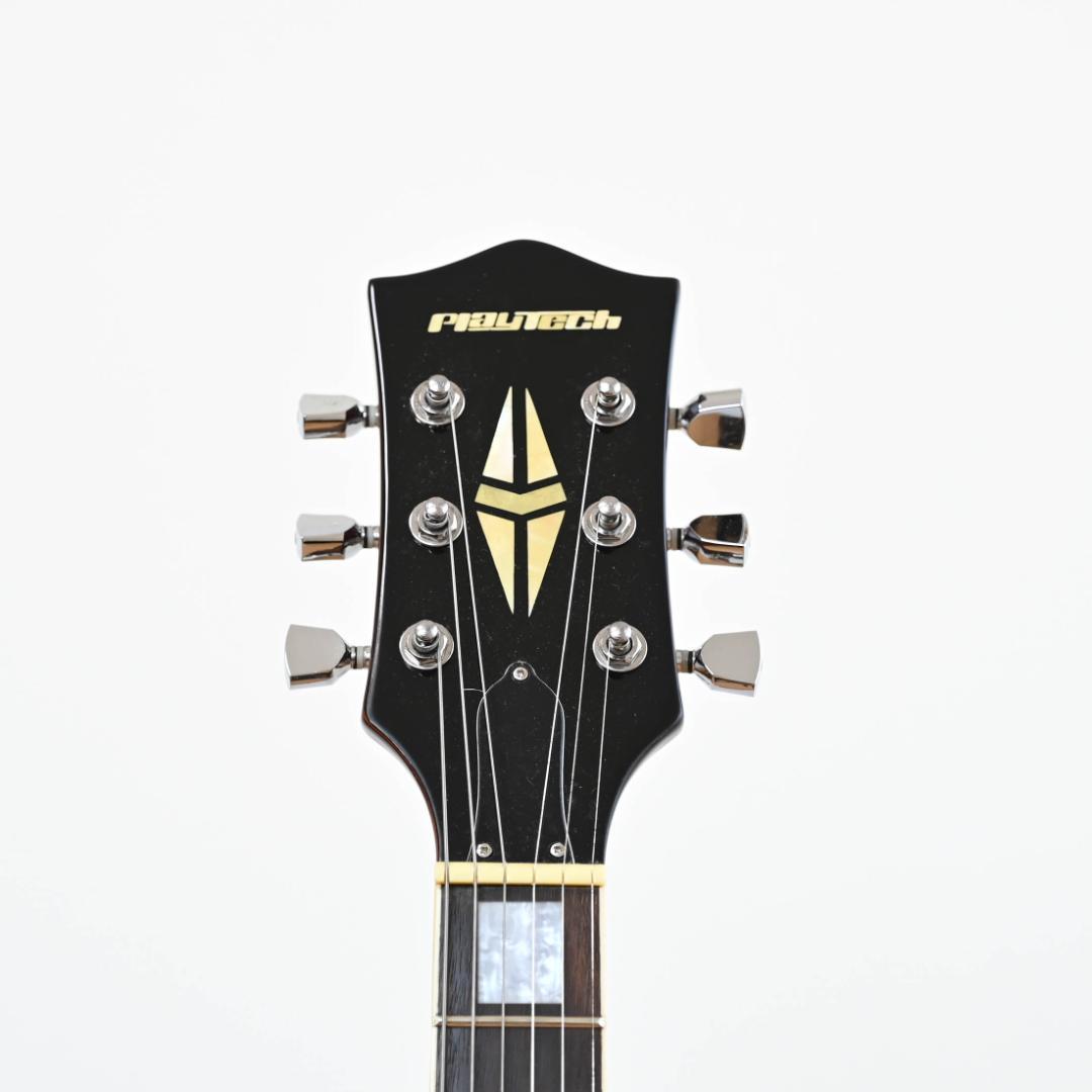 PLAYTECH レスポール型 Fフォール エレキギター サンバースト G006