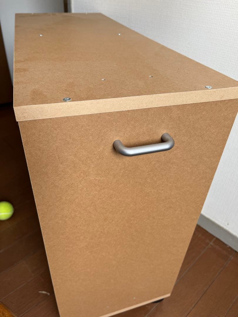 【6/6まで限定】無印良品パルプボードボックス✖️2台　キャスター付　廃盤品