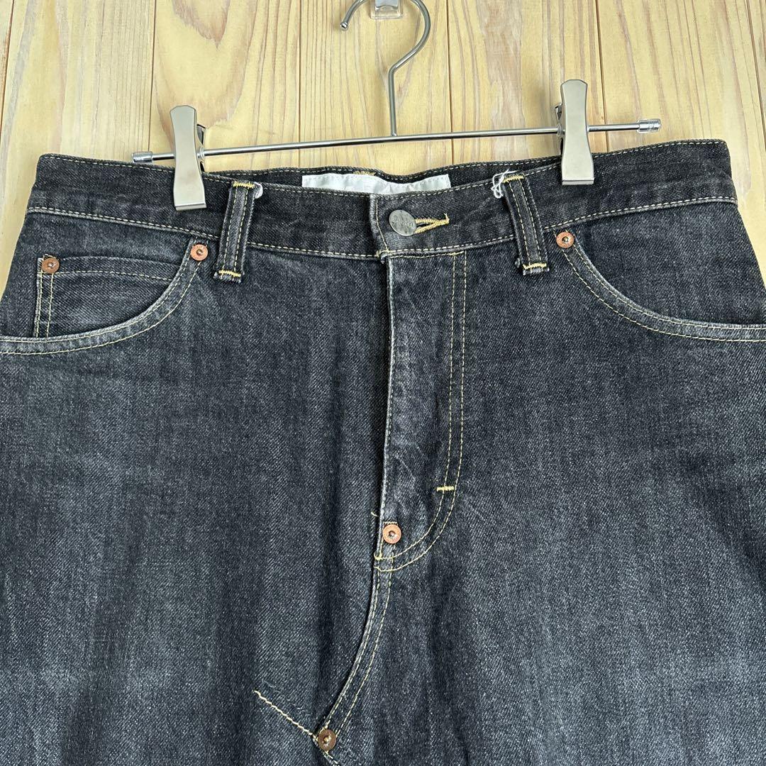 1341 GANRYU コムデギャルソン　ブラックデニム サルエルパンツ