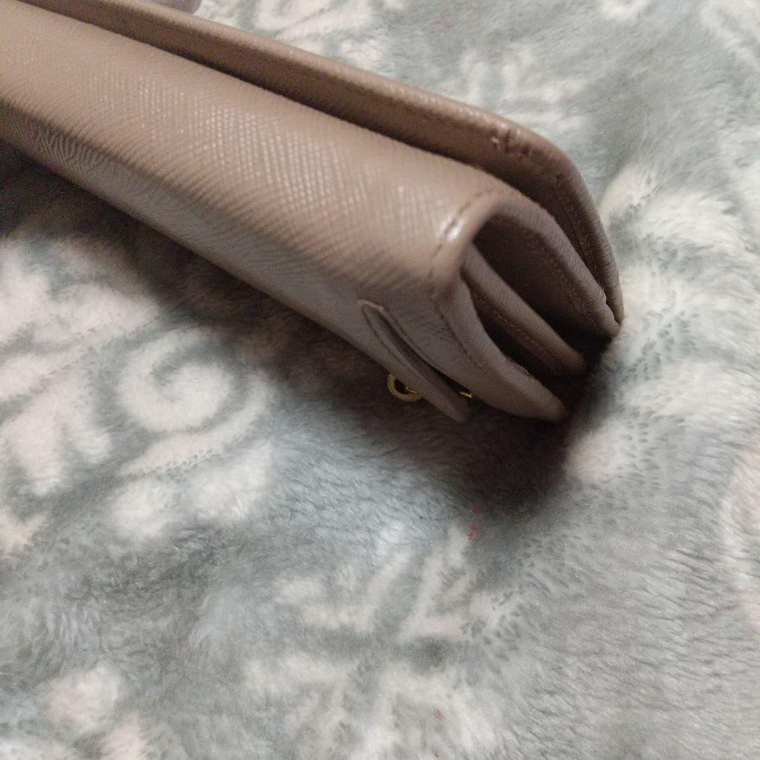 PRADA サフィアーノベージュ 長財布 カードケース付き