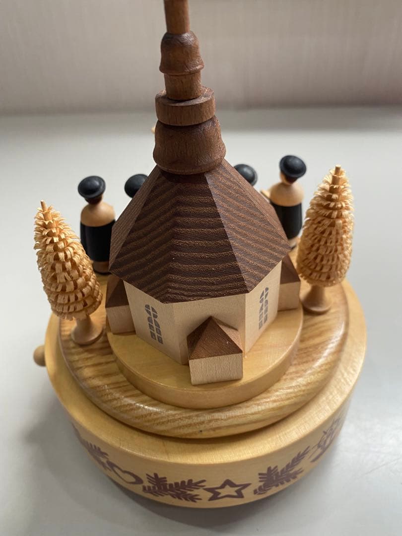 【美品】ドイツ製　木製オルゴール　希少