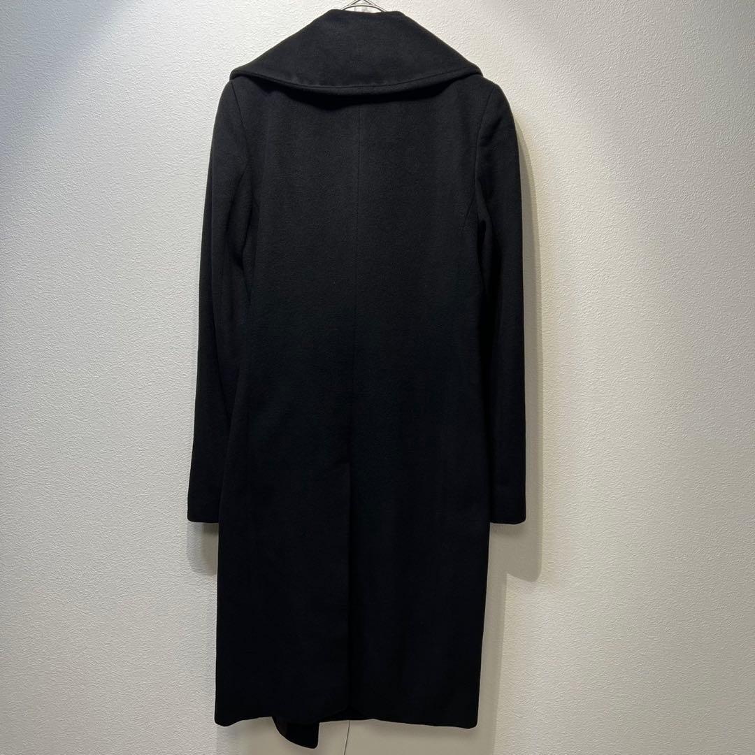 希少 GUCCI トムフォード期 GG総柄 カシミヤ ノーカラー ウールコート