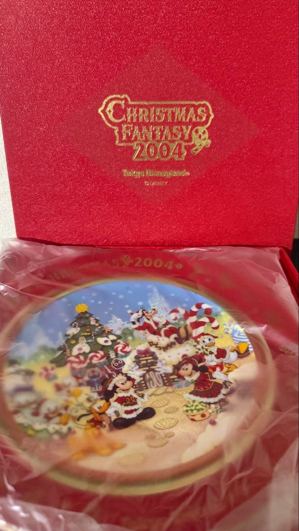 東京ディズニーランド クリスマスファンタジー皿 ５枚セット
