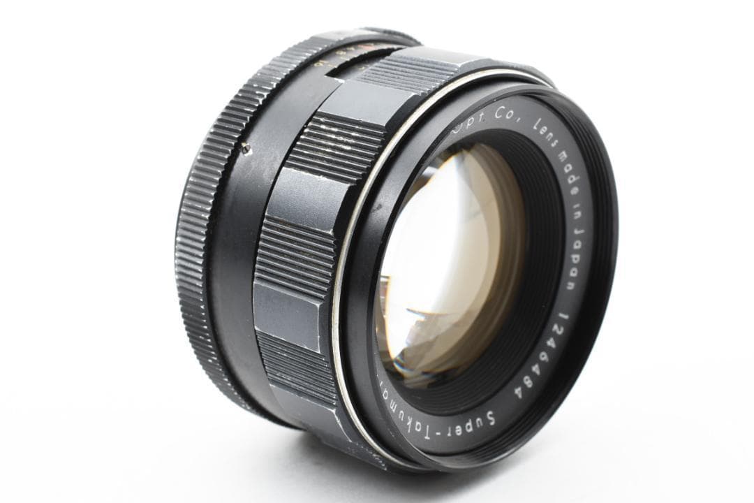 前期型 Super Takumar 55mm F1.8 純正フード付 SO147