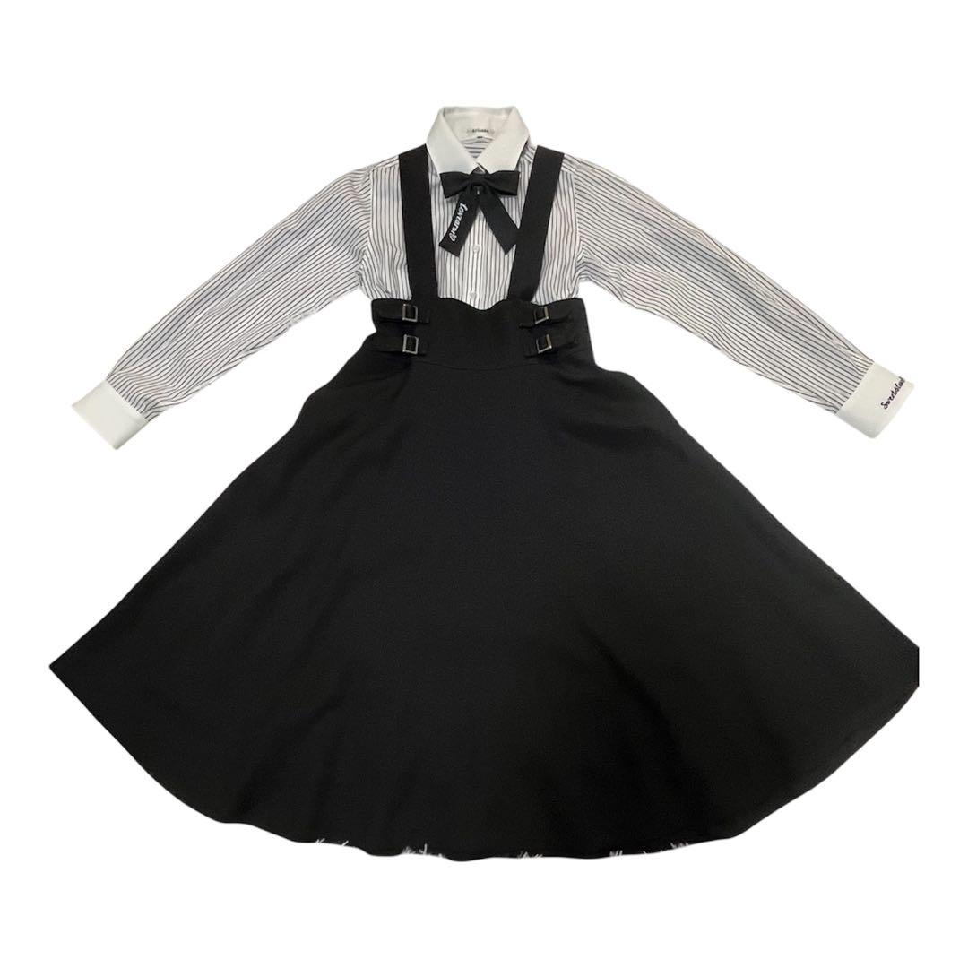 【美品】arisana 9号 黒 スーツ・ブレザー　スカート160〜165