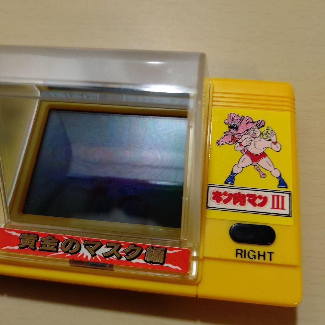 【本体美品】ゲームウォッチ バンダイ キン肉マンIII 黄金のマスク編