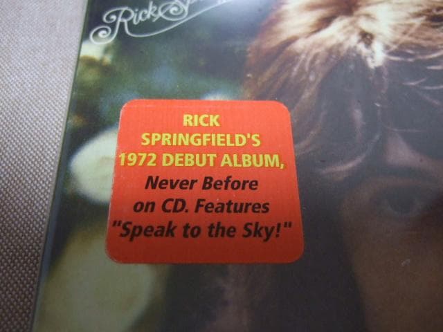 RICK SPRINGFIELD,新品未開封,メロハー,ロック,AOR,80s