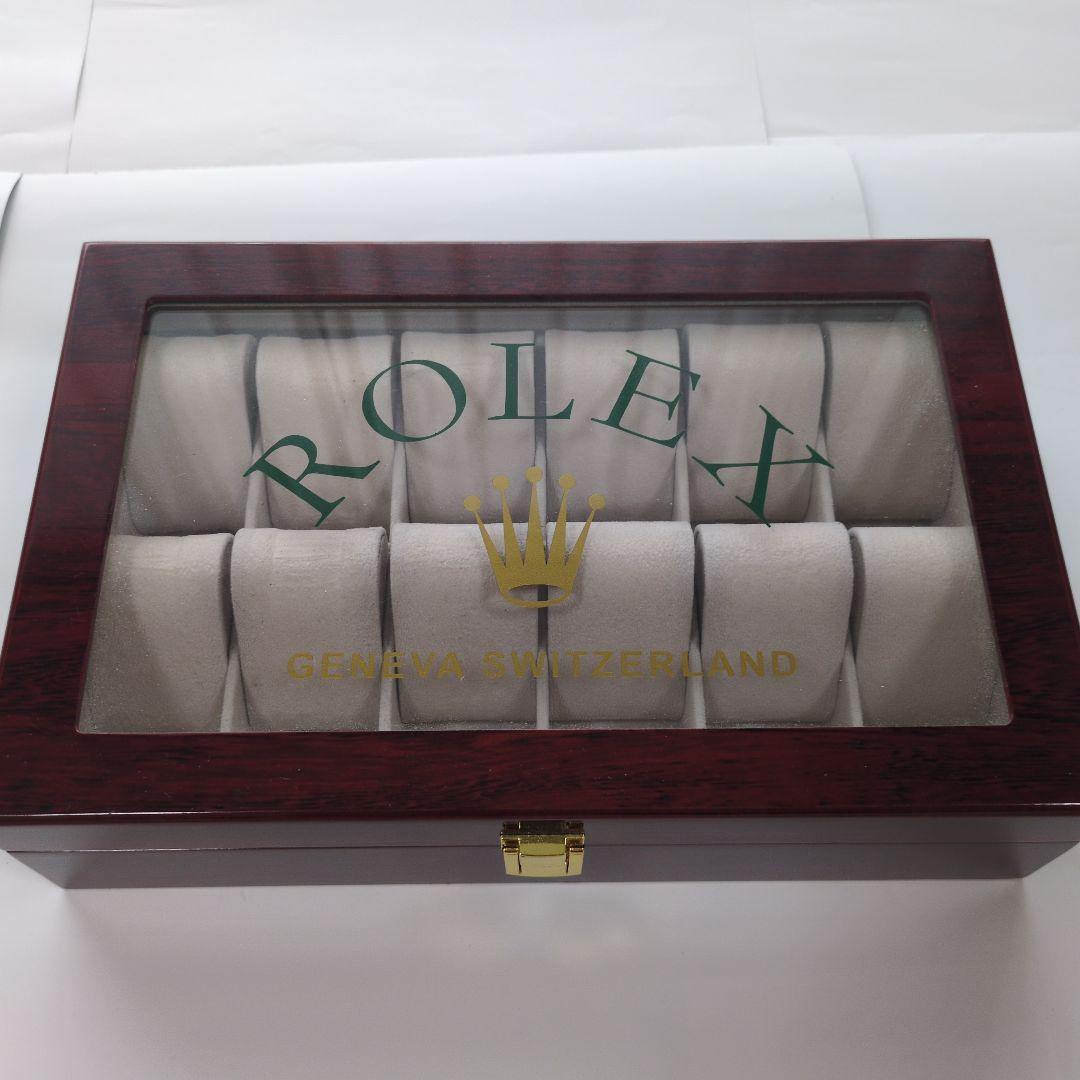 ROLEX コレクションボックス 木製 12個収納