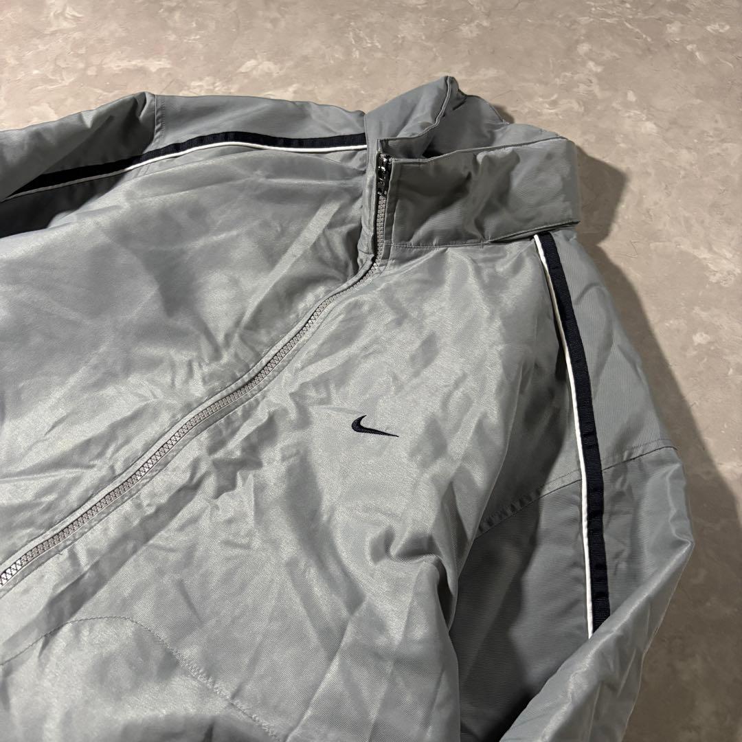 00s archive NIKE nylon jacket ドローコード 光沢