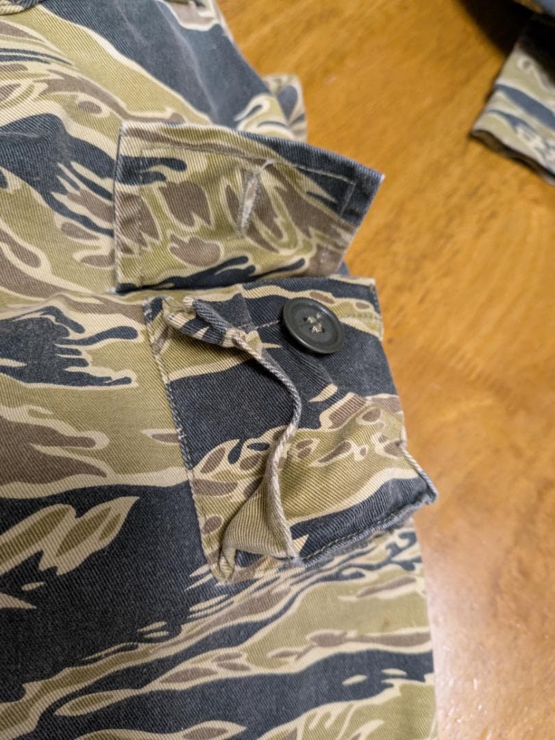タイガーストライプ迷彩服上下セット