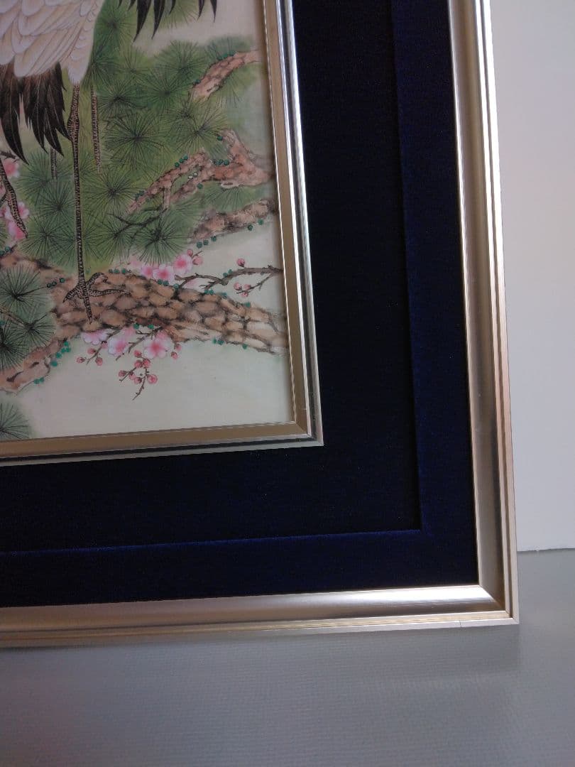 松鶴長春　水墨画