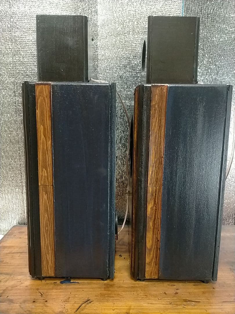 【自作033】2wayFULLVCC×アルニコ中型スリムスピーカー（8Ω仕様）