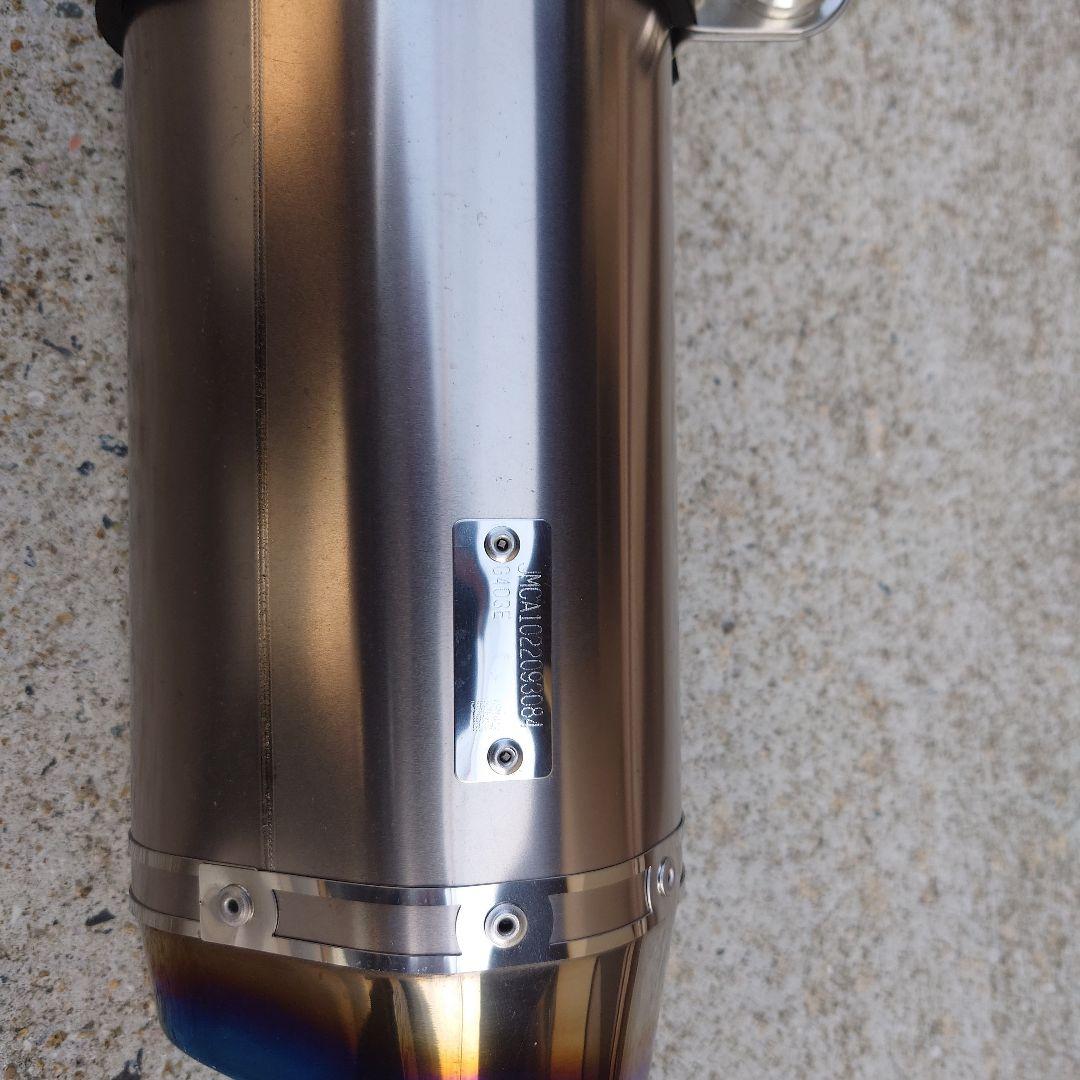 yzf-r25 mt-25　WR‘S スリップオンマフラー(バーエンドオマケ付)