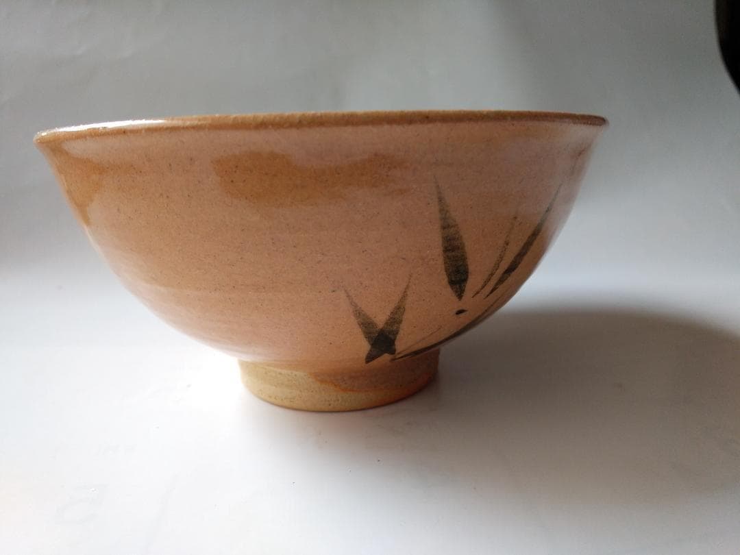 唐津焼 中里嘉孝 作 絵唐津 茶碗 共箱 共布 栞 茶道具 抹茶碗 新品 未使用