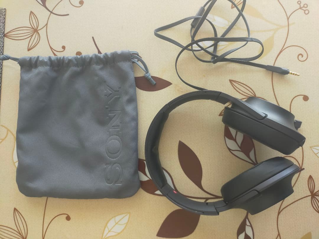 ソニー ヘッドホン 100A : ハイレゾ対応 折りたたみ式 ケーブル着脱式