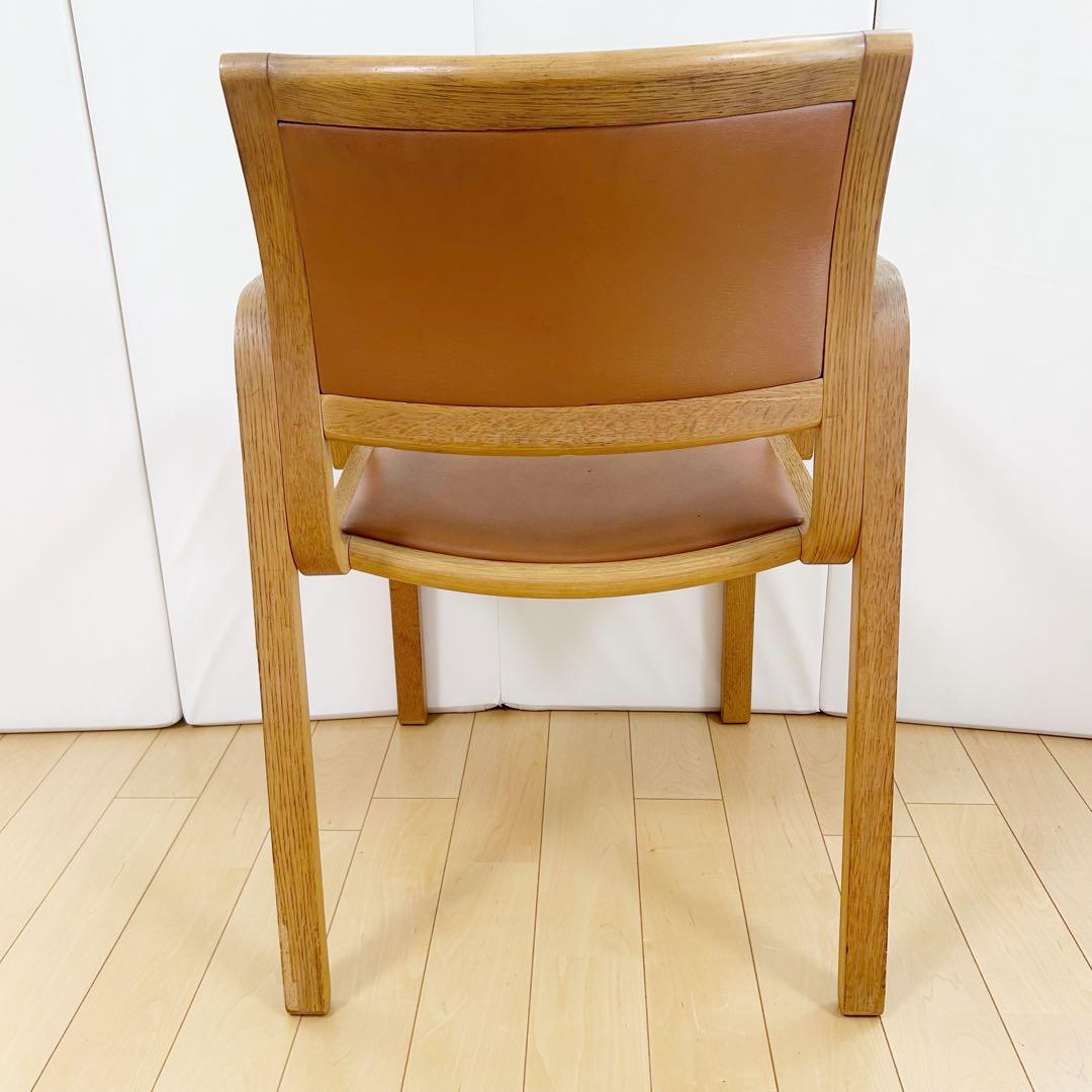 arflex NU 川上元美 オーク イタリア 本革 アームチェア　アンティーク