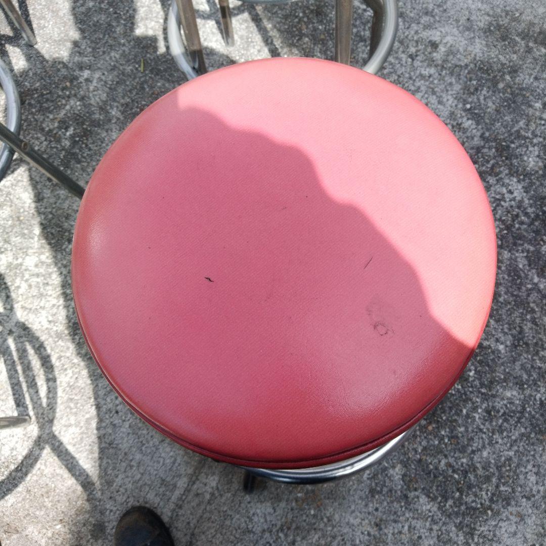 アメリカンレトロ　ハイチェア&ハイテーブルセット