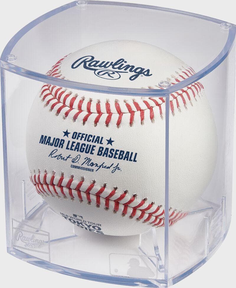 大谷翔平MLBTOUR東京ドームMLB開幕戦使用公認球ローリングスボールケース入