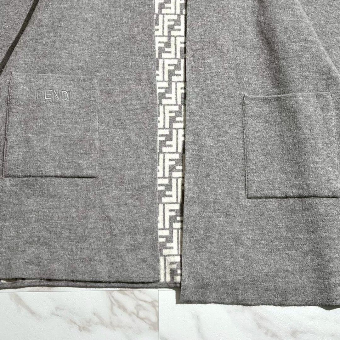 美品☆ FENDI フェンディ ズッカ柄 ポンチョ ケープ コート フード