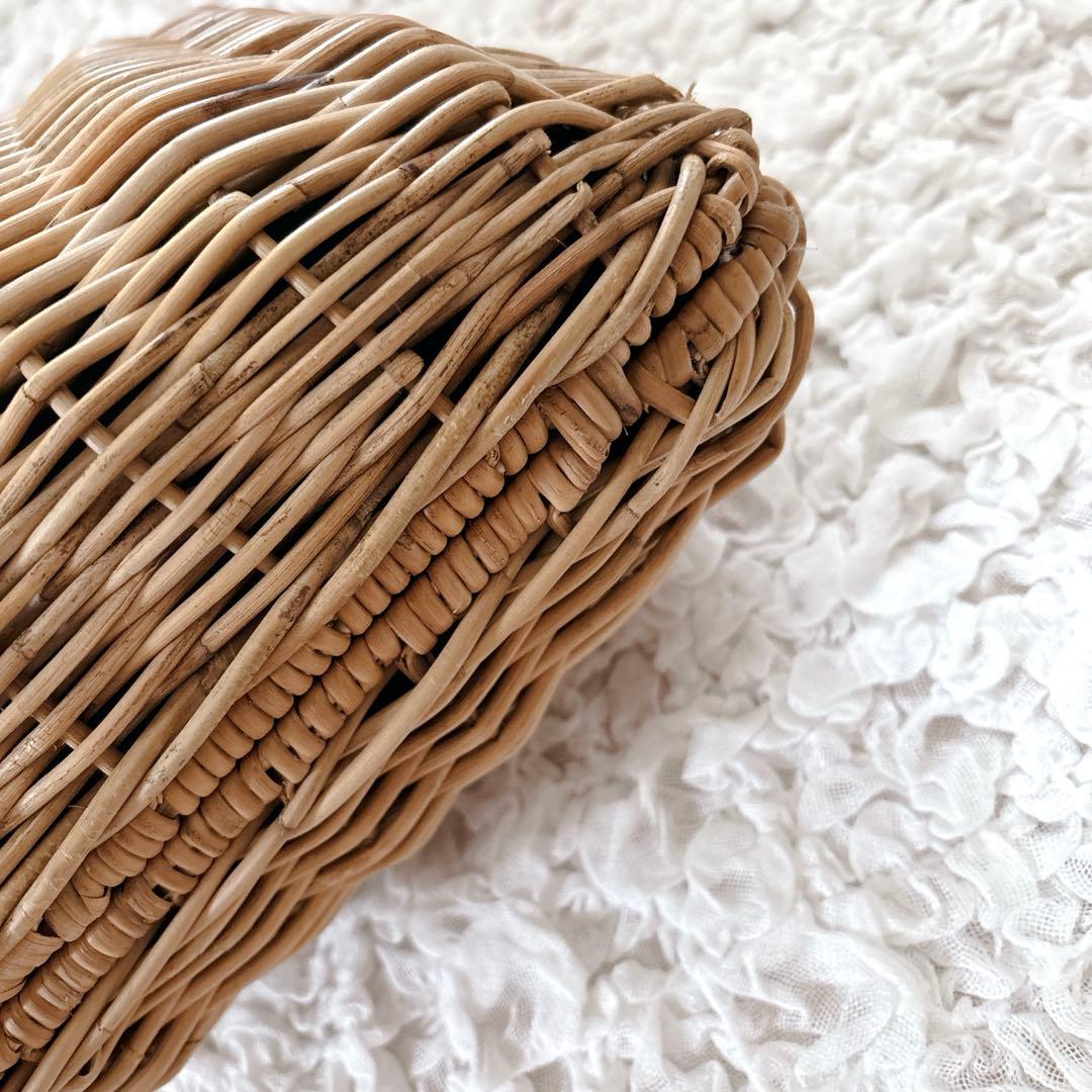 plein de bonnes choses シェルバッグ　アラログ　かごバッグ