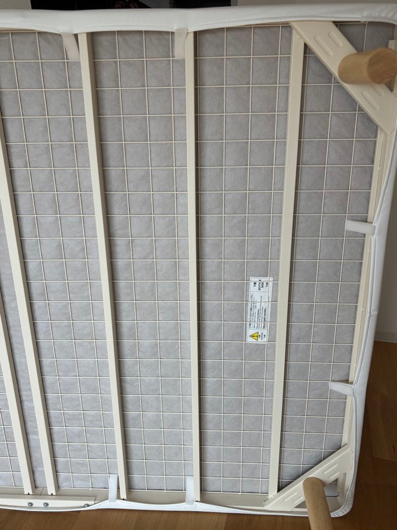 無印良品　脚付マットレス　ポケットコイル　ダブル　送料込　美品