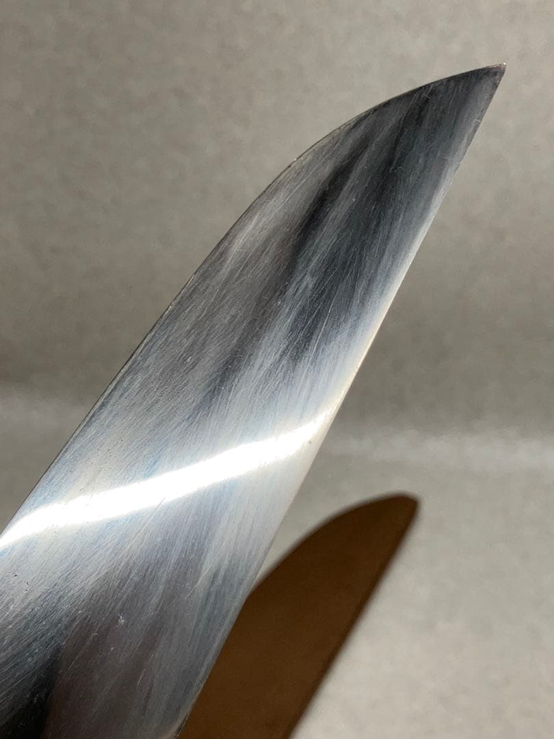 大きめ 職人手作り 和包丁 鎌型包丁 刃渡り約31cm 全長47.5cm