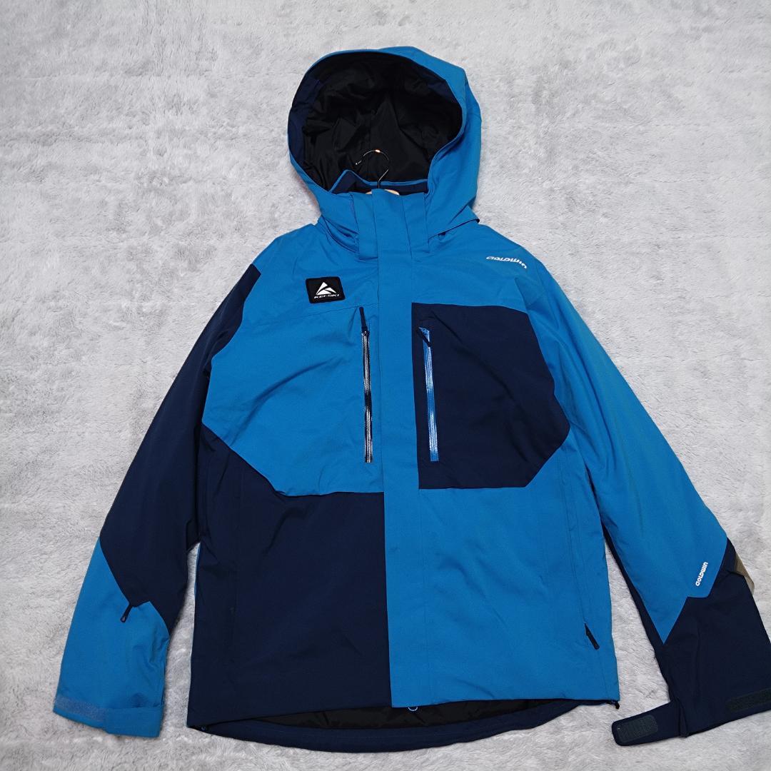 GOLDWIN スキーウェア 上下セットアップ L ツートン 券ホルダー 中綿