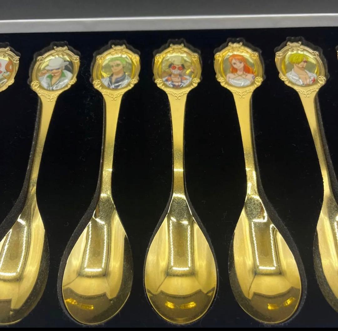 【非売品】ワンピース×CoCo壱カレースプーン9種セット　サニー号BOX付き