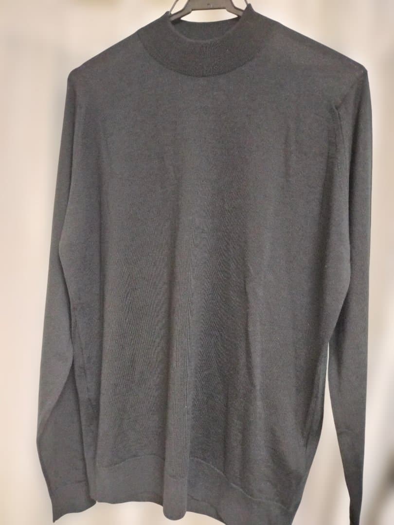 JOHN SMEDLEY ジョンスメドレー　ブラック セーター　サイズL