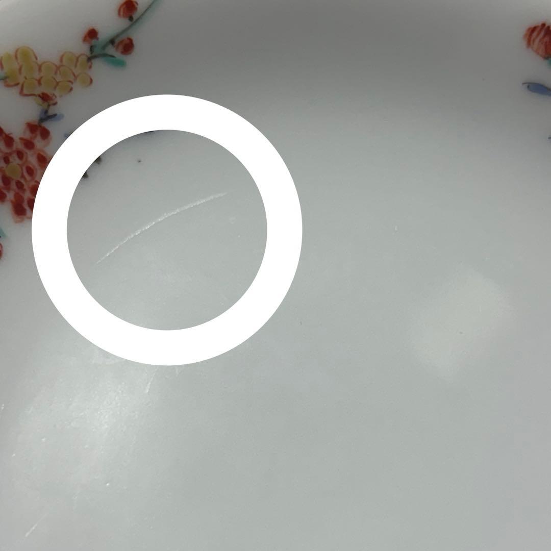 人間国宝 十三代 酒井田柿右衛門 錦 花実文皿 有田焼 共箱 重要無名文化財