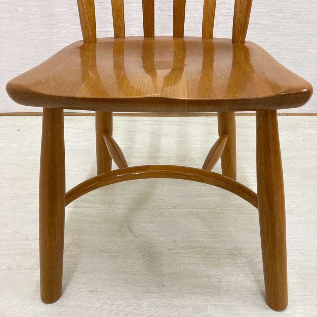 【柏木工】ダイニングチェア　椅子　ウインザーチェア　２脚セット