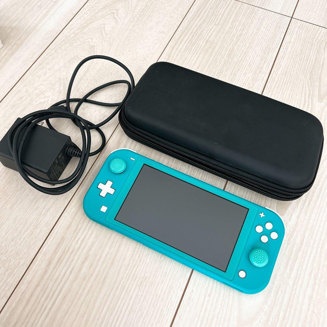 Nintendo Switch Lite ターコイズ 【本体+充電器+ケース付】