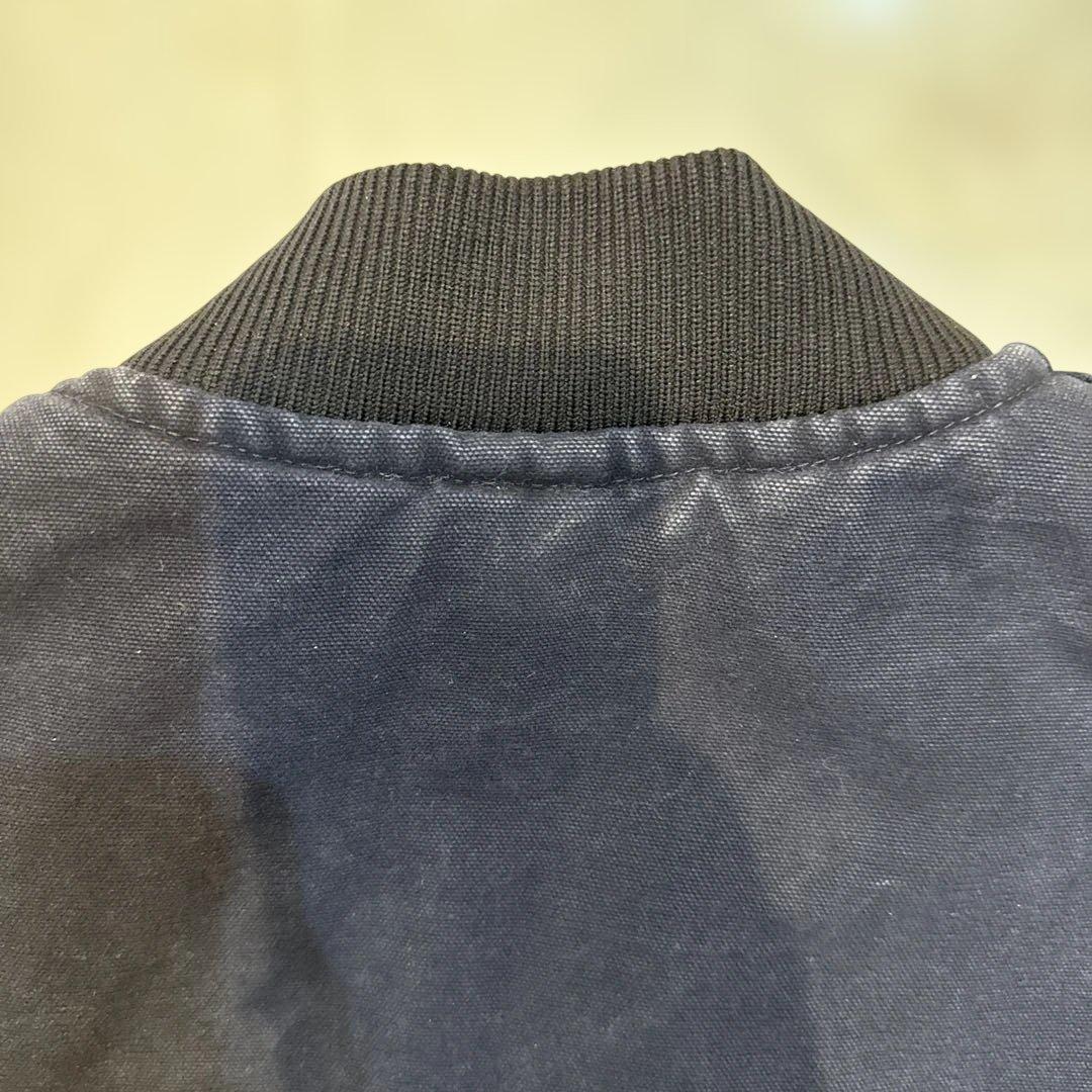 ガチャ様Carhartt カーハート　ダックベスト　企業ロゴ　USA製　XL