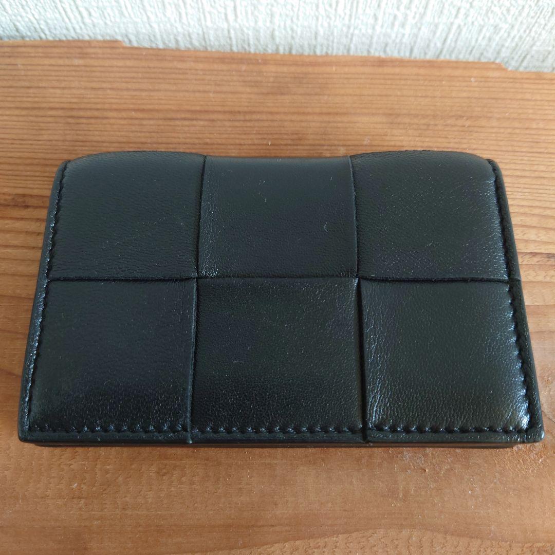 【な】BOTTEGA VENETA ボッテガヴェネタ 黒 カードケース