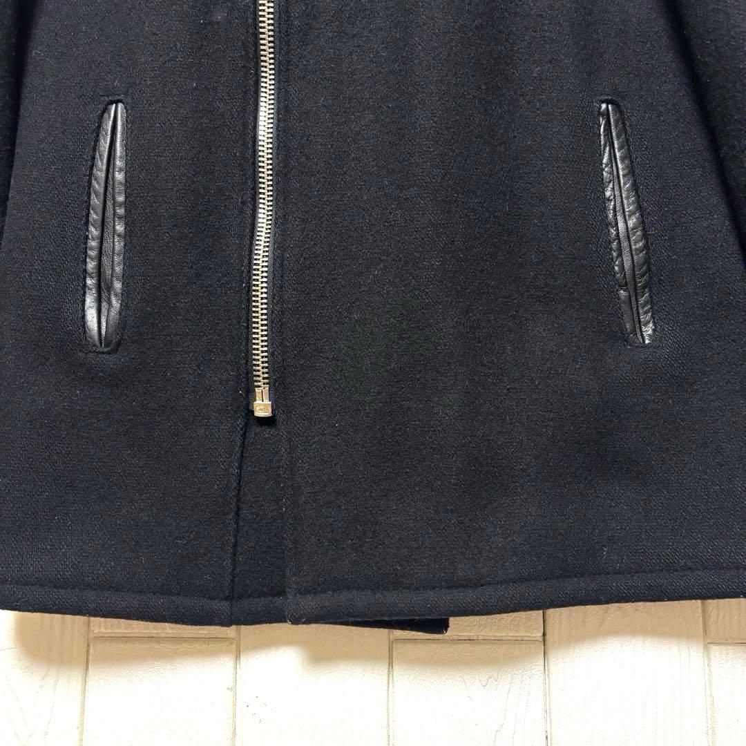 美品 Schott ウール ライダース ピーコート ワンスター USA製 34