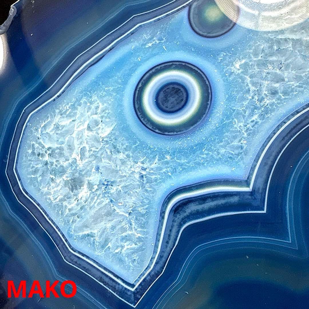 M1821☆ブルー瑪瑙原石5.0Kg☆天然石　原石☆N51010