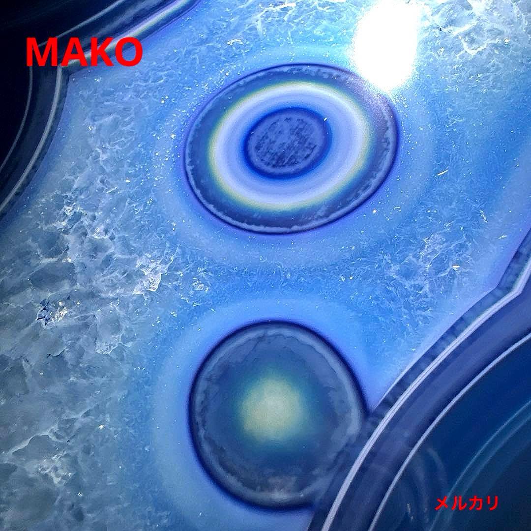 M1821☆ブルー瑪瑙原石5.0Kg☆天然石　原石☆N51010