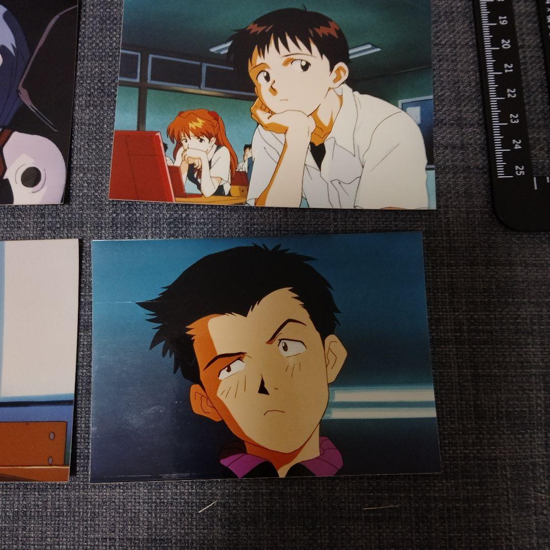 エヴァンゲリオン フォトカードセット 12枚場面生写真テレビアニメ当時物レア希少
