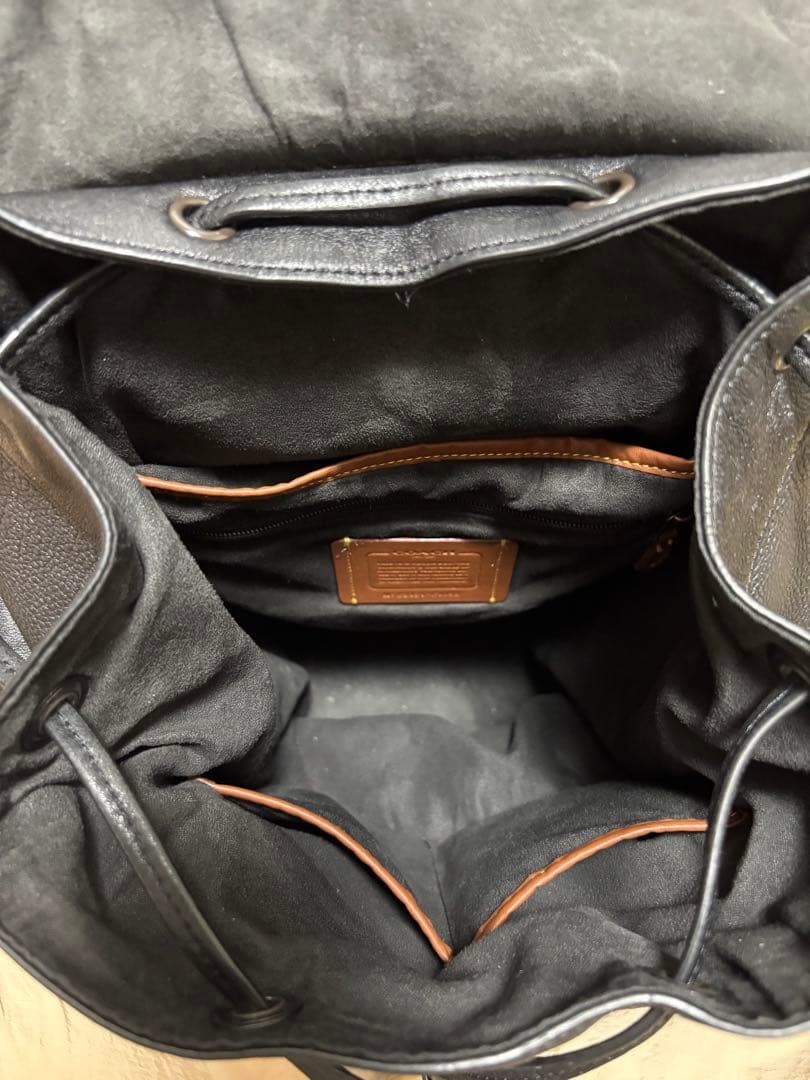 coach ブラックバックパック
