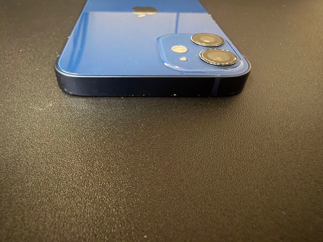 【最終値引】iPhone 12 mini ブルー／イヤホン変換アダプター付き