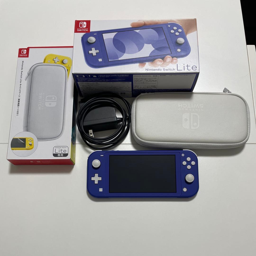 Nintendo Switch Lite ブルー 本体 箱 付属品有り
