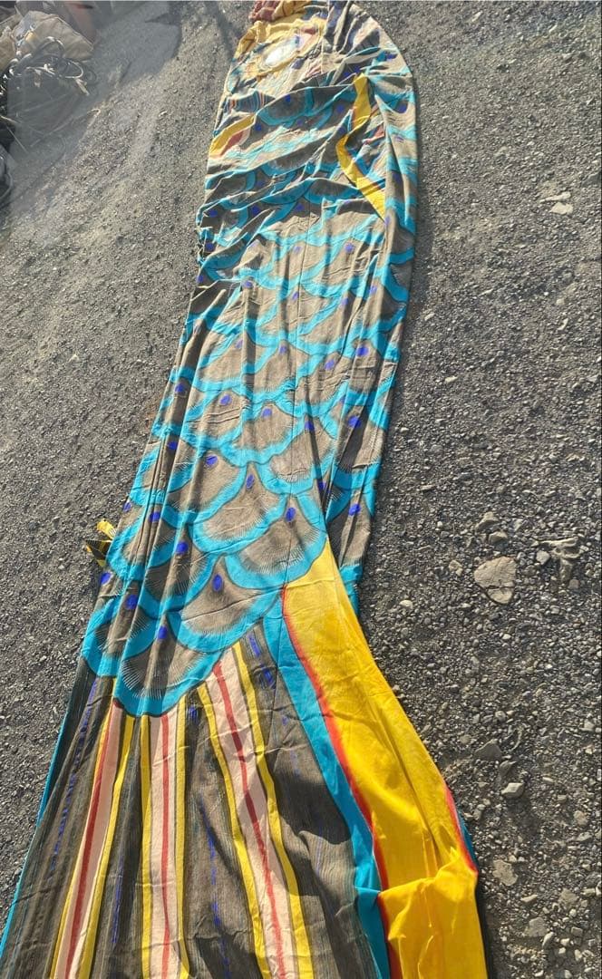 9メートル　レトロな鯉のぼり　1本