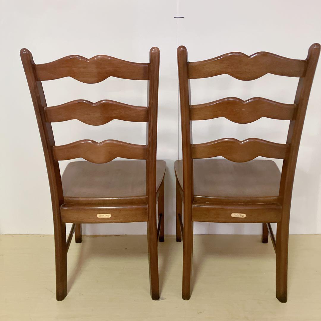 マルニ MARUNI Flandre House 木製ダイニングチェア2脚　①