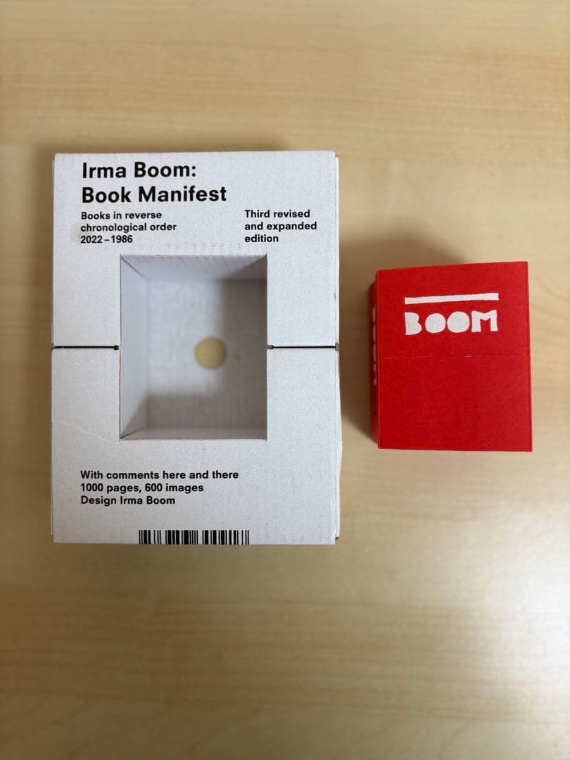 アート・デザイン・音楽 Irma Boom Book Manifest signed