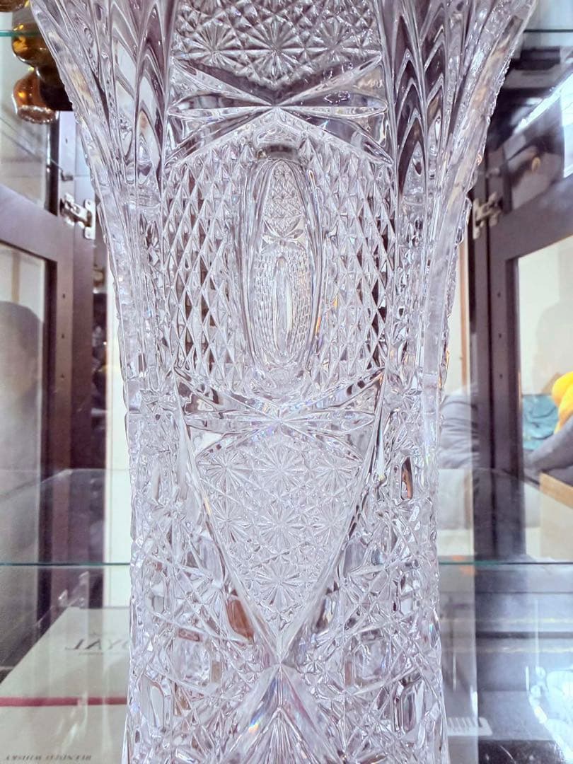 KAMEI クリスタル 24%花瓶 Japan.