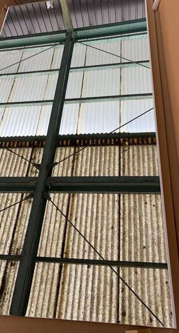 【美品】ダンスミラー 割れない鏡 幅80x160cm 姿見 白色 8番