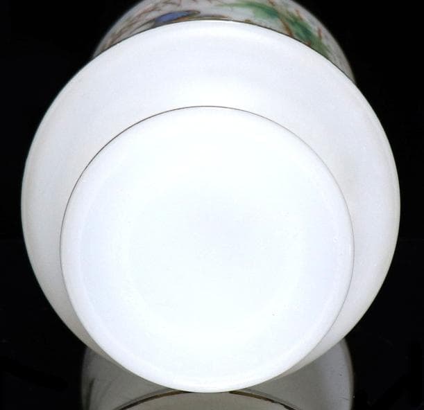 オールド・バカラ 上級オパーリンクリスタルガラス製大型花瓶 美術館級ジャポニスム