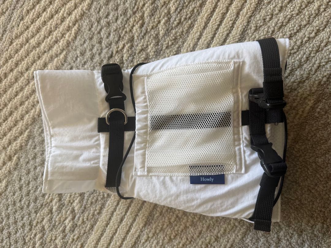 犬服・アクセサリー Howly FRAME-X ADV HARNESS - White Msize