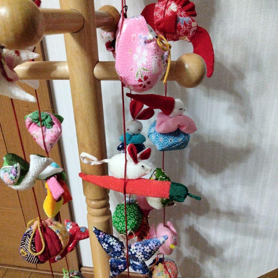 吊るし飾り　吊るし雛　ちりめん細工