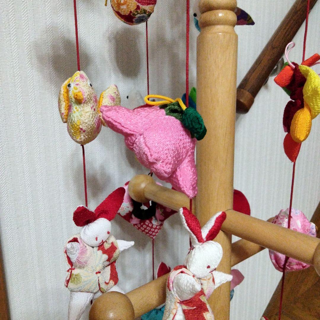 吊るし飾り　吊るし雛　ちりめん細工